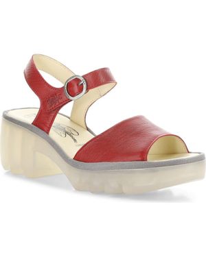 Fly London Tull Platform Sandal - Pink