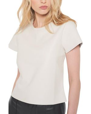 AS by DF New Guard Recycled Leather Tee - White