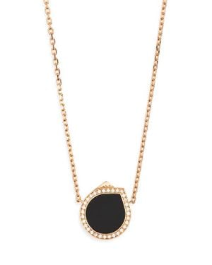 Repossi Antifer & Diamond Pendant Necklace - White