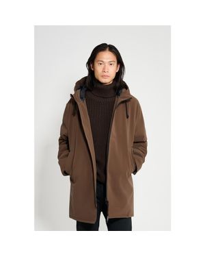 Stutterheim Stockholm Matte Winter Coat - Brown