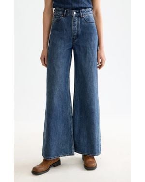 Scotch & Soda The Wave Wide Leg Jeans - Blue