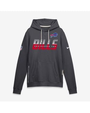 Nike Buffalo Bills Sideline Standard Issue Top Prospect Dri-Fit Hoodie - Gray