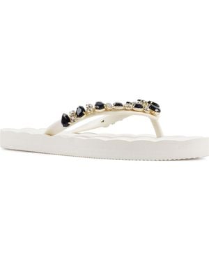 Zigi Queen Flip Flop - White