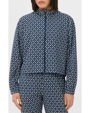 Sweaty Betty Explorer Cropped Zip Up Jacket - Blue