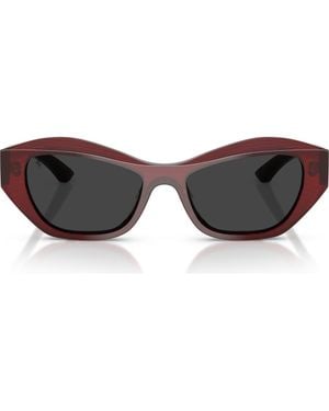 Ferrari 53Mm Polarized Cat Eye Sunglasses - Brown