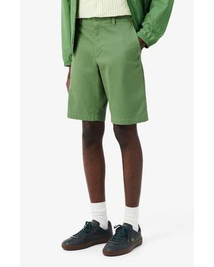 Lacoste Twill Bermuda Chino Shorts - Green