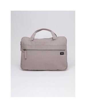 Terra Thread Organic Cotton Laptop Sleeve With Handles - Gray