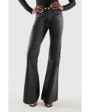 AS by DF Robbie Stretch Leather Flares - Black
