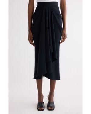 Givenchy Draped Stretch Skirt - Black