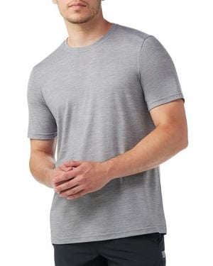 Smartwool Active Performance Wool Blend T-Shirt - Gray