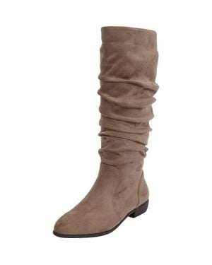 Comfortview The Shelly Wide Calf Boot - Brown