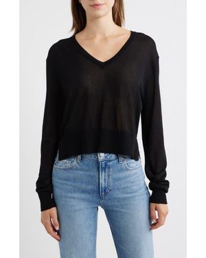 DELUC Granadella V-Neck Sweater - Black