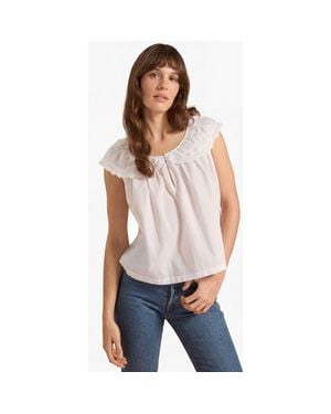 If Only If Eponine Blouse - White