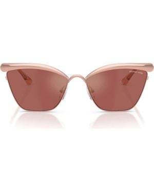 Michael Kors Scottsdale 56Mm Cat Eye Sunglasses - Brown