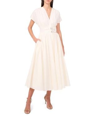 Parker The Noa Fit And Flare Dress - Natural