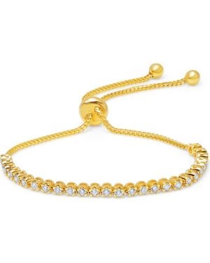 Graziela Diamond Bolo Bracelet - Metallic