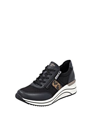Remonte Eleni Wedge Sneaker - Black