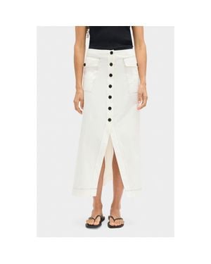 ALIGNE Robin Cotton Blend Skirt - White