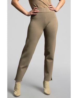 WEEKEND LOS ANGELES Celestia Stretch Pants - Brown