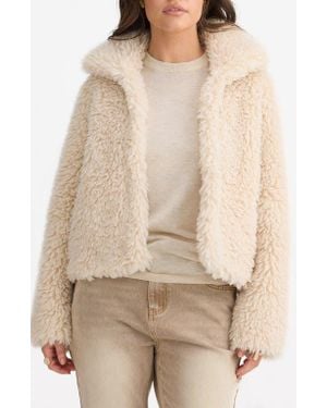 Talisman the Label Stuart Faux Fur Jacket - Natural