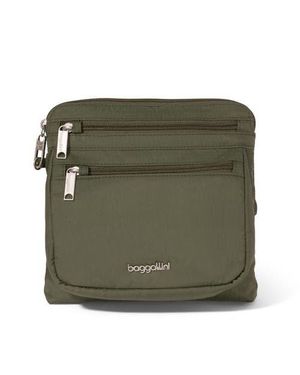 Baggallini Securtex Anti-Theft Crossbody Bag - Green