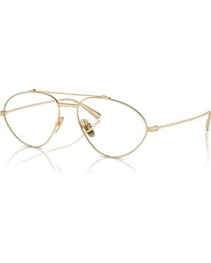 Ferrari 58Mm Irregular Optical Glasses - Metallic
