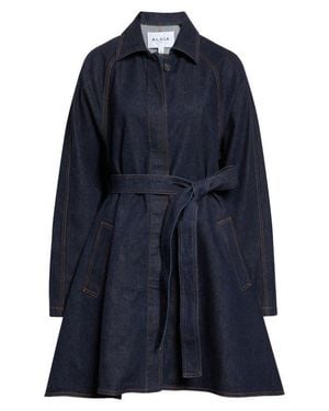 Alaïa Paneled Denim Jacket - Blue
