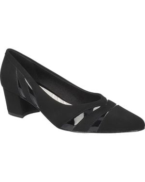 Easy Street Lizbeth Block Heel Pump - Black