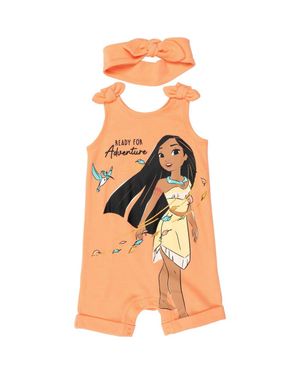 Disney Princess Sleeveless One-Piece And Headband Set - Orange