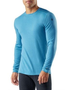 Smartwool Classic Thermal Merino Wool Blend T-Shirt - Blue