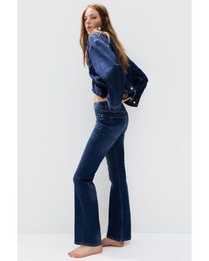 H&M Flared High Waist Jeans - Blue