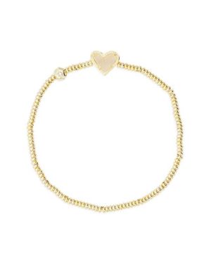 Kendra Scott Ari Heart Stretch Bracelet - White