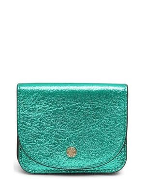 Aimee Kestenberg Pucker Up Leather Wallet - Green
