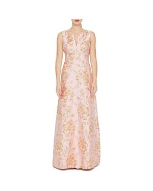 Kay Unger Guilietta Jacquard Gown - Pink