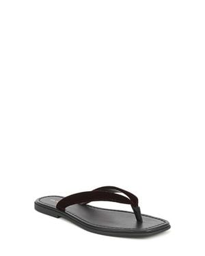 Veronica Beard Clea Flip Flop - Black