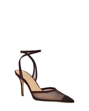 Calvin Klein Ozala Ankle Strap Pump - Brown