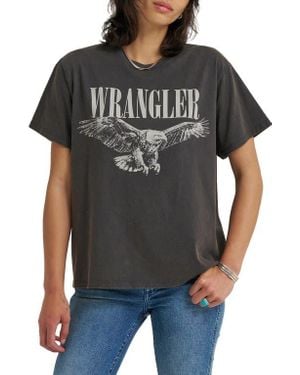Wrangler Eagle Logo Graphic T-Shirt - Black