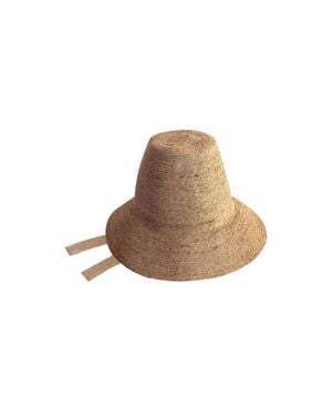 BrunnaCo The Meg Jute Straw Hat - Brown