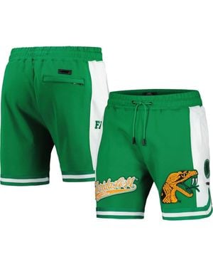 Pro Standard Florida A&M Rattlers Script Tail Dk 2.0 Shorts - Green