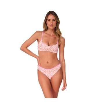 Swim Systems Sylvia Bralette Bikini Swimsuit Top - Orange