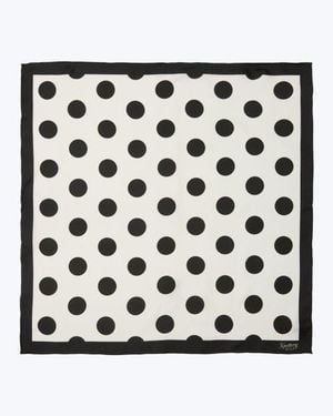 Knottery & Co Dandy Dots Silk Bandana - Black