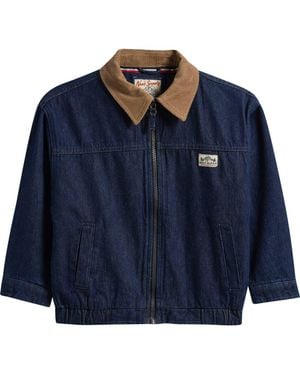 Next Kids' Carpenter Denim Jacket - Blue
