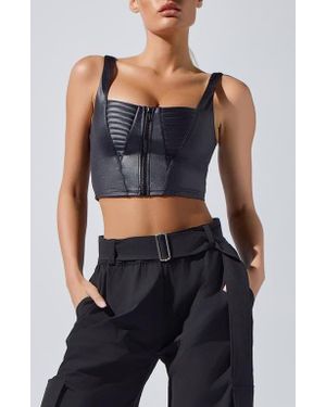 Heroine Sport Celine Crop Camisole - Blue