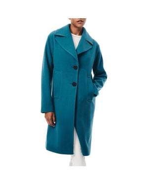 Bernardo Desk To Dinner Oversize Coat - Blue