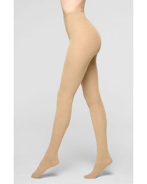 Oroblu Nives Wool Blend Tights - Natural