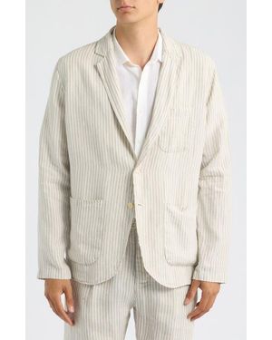 Alex Crane Alta Linen Blazer - White