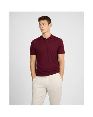 Onia Extra Fine Merino Wool Polo - Red