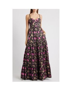 Likely Tessa Floral Evening Gown - Purple