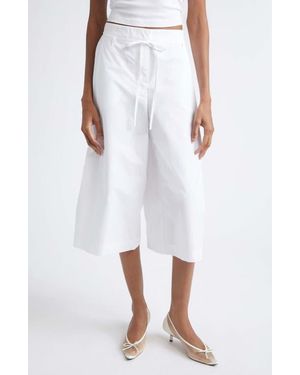 Jacquemus The Marin Cotton Poplin Crop Pants - Blue
