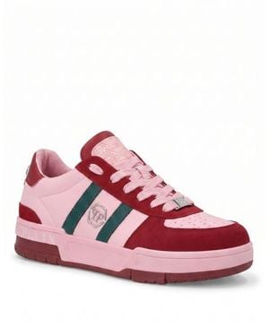 Philipp Plein Low-Top Sneakers Mix Color - Pink